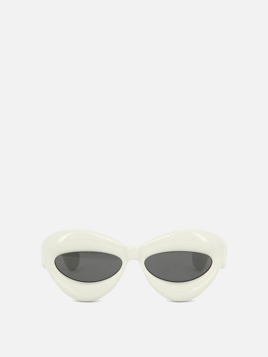 Inflated cateye sunglasses