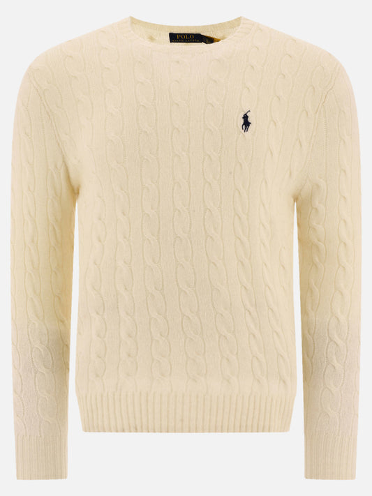 "Pony" cable-knit