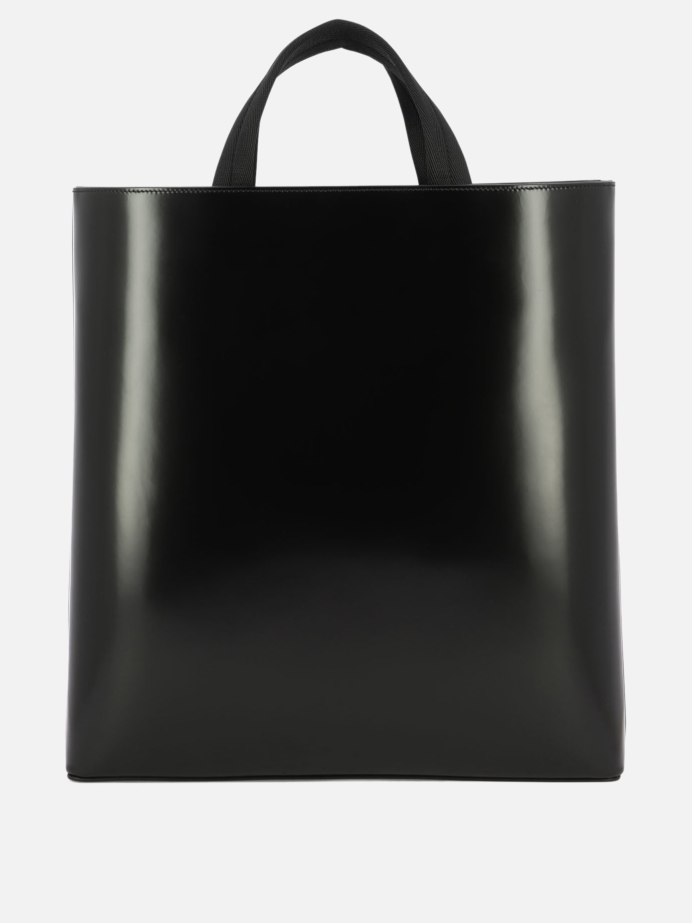 Brushed leather tote