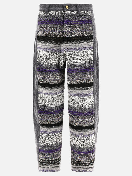 Patchwork trousers