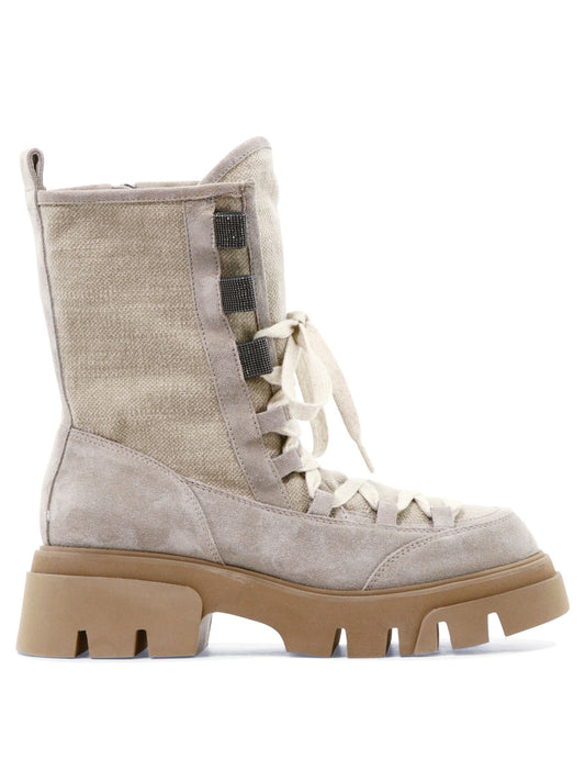 "Precious Eyelets" ankle boots